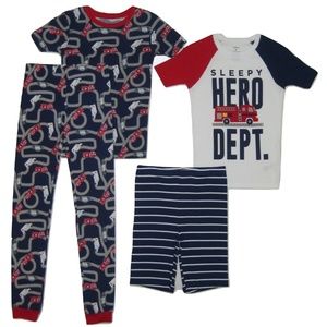 Carter's Boys 4-Piece Fire Truck Pj's, Size 8